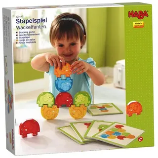 Haba Stapelspielzeug Stapelspiel Wackelfanten, unisex neutral bunt