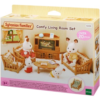 Sylvanian Families L5339 Landhaus Wohnzimmer - Puppenhaus Einrichtung Möbel, 30 x 50 cm, 1 Stück (1er Pack), aus Kunststoff