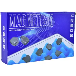 Kögler 81519 - Magnetisches Schachspiel mit Schwammschachbrett, Magnet-Spiel für die ganze Familie, 1 bis 4 Spieler, für Kinder & Erwachsene