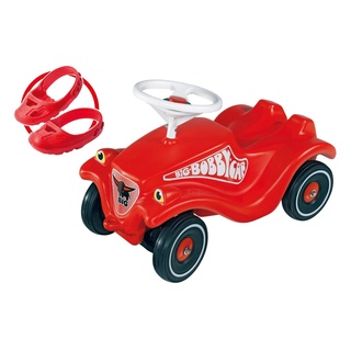 BIG Rutscher »BIG Bobby Car Classic ist das beliebteste Kinderfahrzeug - rot mit Flüsterräder und Big Schuhschoner« rot