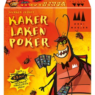 Schmidt Spiele 40829 Kakerlakenpoker, Drei Magier Kartenspiel