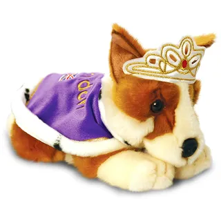 Shop of Legends Keel Toys 30cm Corgi with Crown and Cape