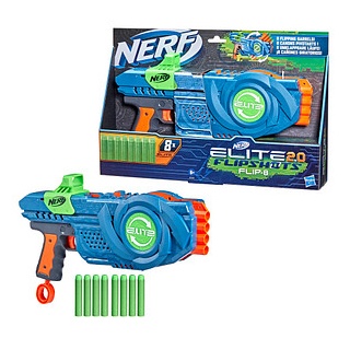 Hasbro Blaster Nerf Elite 2.0 Flipshots Flip-8 blau, grün, orange