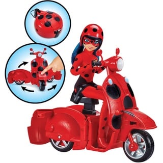 Switch N Go Scooter with Exclusive 10.5” Ladybug Lucky Charms Fashion Doll and Accessories