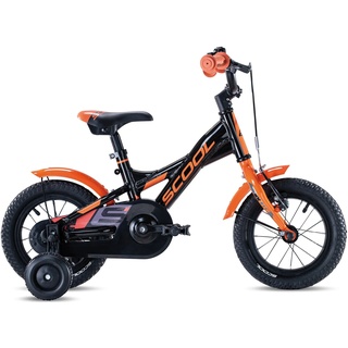 S'Cool XXlite 12R 1S Kinder Fahrrad Black/Orange | 20cm