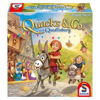 Schmidt-Spiele Brettspiel 40630 Mit Quacks und Co., nach Quedlinburg, ab 6 Jahre, 2-4 Spieler