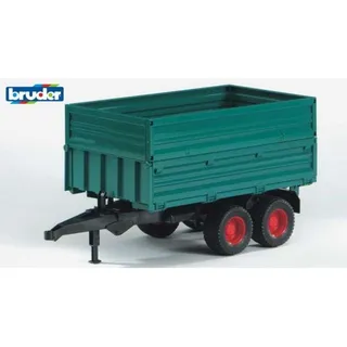 Tipping trailer with removable top