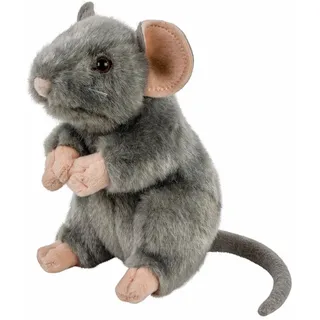 Maus/Ratte aufrecht stehend grau 17 cm