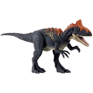 Jurassic World Camp Cretaceous Sound Strike Cryolophosaurus Medium-size Dinosaur Figure, Strike Action, Sounds, Movable Joints, Ages 4 Years Old & Up