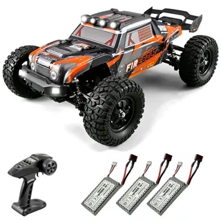 HBX Haiboxing 901A RTR 1/12 2,4G 4WD 50km/h Bürstenlose RC-Autos Schnelle Offroad LED Licht Ferngesteuerte Truck mit 3 901a Batterien