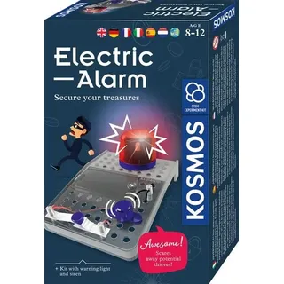 KOSMOS 617349 - Electric-Alarm INT, Alarmanlage/Morsegerät, Elektronik-Bausatz ab 8 Jahren