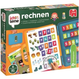 Jumbo Spiele Ich lerne rechnen - Lernspiel für Kinder ab 4 Jahren für 2 bis 4 Spieler