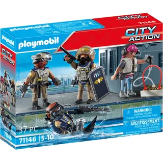 PLAYMOBIL Action Heros: SWAT-Figurenset