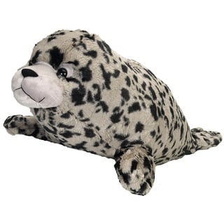 Wild Republic 16487 Jumbo Plüsch Seehund Robbe, großes Kuscheltier, Plüschtier, Cuddlekins, 76 cm