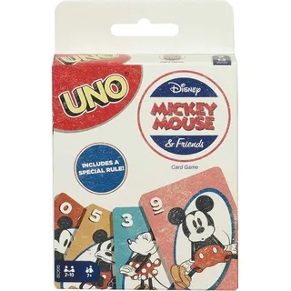 Mattel Games GGC32 - UNO Disney Micky Maus & Seine Freunde Kartenspiel, geeignet für 2 - 10 Spieler, Kartenspiele und Kinderspiele ab 7 Jahren