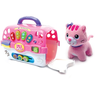VTech Cosy Kitten Carrier Interactive Baby Activity Center with Animal Baby Toy, Educational, Musical, Sound Toy with Different Music Styles for Babies & Toddlers from 9 Months to 3 Years