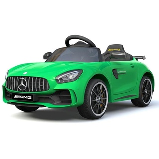 Kinderfahrzeug - Elektro Auto "Mercedes GT R" - lizenziert - 12V4,5AH, 2 Motoren- 2,4Ghz Fernsteuerung, MP3, Ledersitz+EVA