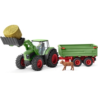 Schleich Traktor mit Anhänger