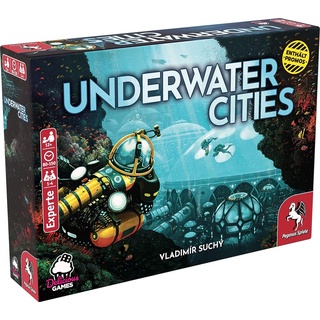Pegasus 51905G - Underwater Cities, Brettspiel, 1-4 Spieler, ab 12 Jahren (DE-Ausgabe) (Deutsch)