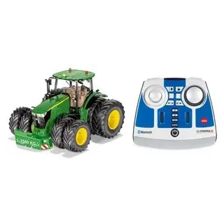 siku Ferngesteuertes-Fahrzeug John Deere 7290R, Traktor, Bluetooth-Fernbedienung, Batterie, Licht