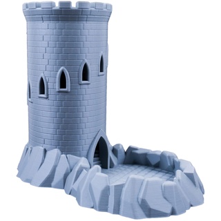 3D Vikings D&D Würfelturm Schloss für alle Würfelgrößen Perfekter Würfelroller für Dungeons and Dragons, Tabletop RPG, Miniaturspiele und Brettspiele
