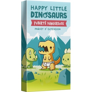 Asmodee Asmodée Happy Little Dinosaurs – Erweiterungspaket: Puberté Dangereuse – französische Version, TEEHLD03FR