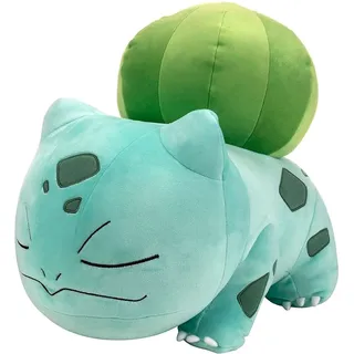 Pokemon Plüschfigur - schlafender Bisasam (45cm) Kuscheltier Stofftier Plüschtier