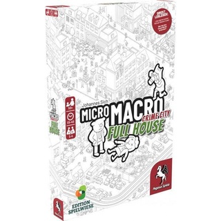 MicroMacro: Crime City 2 Full House Edition Brettspiel - Detektivspiel von Pegasus Spiele