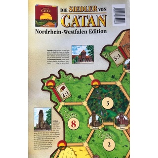 Catan - Die Siedler von Catan - Nordrhein Westfalen Edition Spielplan
