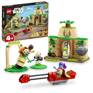 LEGO Star Wars Tenoo Jedi Temple 75358 Bauspielzeug mit Kai Brightstar und Yoda Figuren, Star Wars Spielzeug Starterset mit einfachen und verspielten Builds, Geburtstagsgeschenk für 4 Jahre