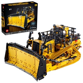 LEGO 42131 Technic Appgesteuerter Cat D11 Bulldozer, großes Set, Modellbausatz für Erwachsene, ferngesteuerte Autos, Geschenkidee für Männer, F...