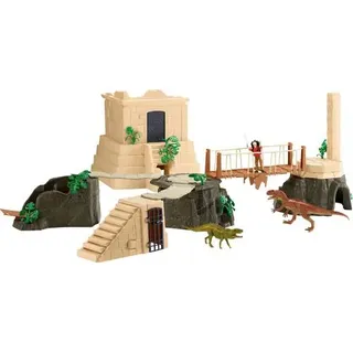 schleich® DINOSAURS 42656 Dino Tempel-Eroberung Mega-Set