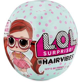 LOL Surprise Sammelpuppen für Mädchen - Mit 15 Überraschungen und verschiedenen Frisuren - #Hairvibes Dolls