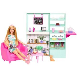 Mattel HKT94 - Barbie - Café inkl. Puppe, Möbeln & Zubehör