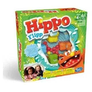 HASD0040 - Hippo Flipp, Figurenspiel, für 2-4 Spieler, ab 4 Jahren (DE-Ausgabe)