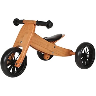 Lauflernrad/Laufrad aus Holz 4-in-1 Smartbike ab 1 Jahre (Bambus)