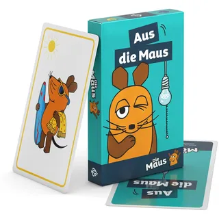 TS Spielkarten | Aus die Maus Spiel für Kinder ab 3 Jahre - wie Schwarzer Peter. Motive aus der Sendung mit der Maus und dem Elefanten - Leinen