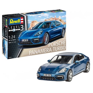 Revell 07034 - Modellbausatz Auto 1: 24 - Porsche Panamera 2 im Maßstab 1: 24, Level 3, Orginalgetreue Nachbildung mit vielen Details -