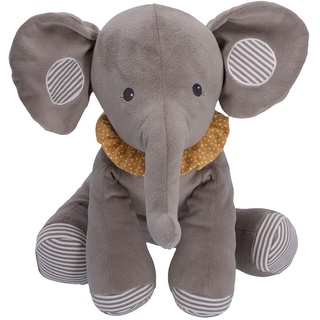 Sterntaler Baby Unisex Kuscheltier Baby Sternchen Kuscheltier Elefant Eddy - Baby Stofftier, Babyspielzeug, Kuscheltier - grau