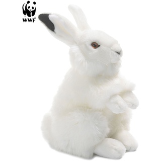 WWF Plüschtier Schneehase (24cm) lebensecht Kuscheltier Stofftier Hase Rabbit
