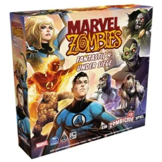CoolMiniOrNot Spiel, Familienspiel Marvel Zombies - Fantastic 4 Under Siege, Brettspiel,..., Deckbauspiel
