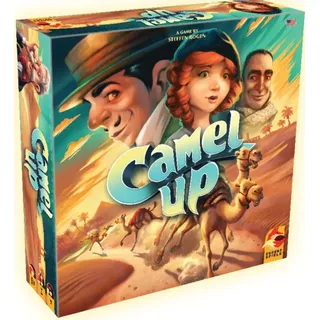 Plan B Games, Camel Up: 2nd Edition, Board Game, Ages 8+, 3-8 Players, 30-45 Minute Playing Time