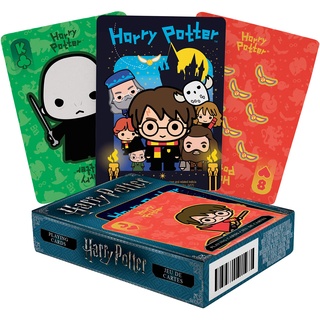 Aquarius 52525 Harry Potter Chibi Playing Cards Spielkarten, Mehrfarbig, Einheitsgröße