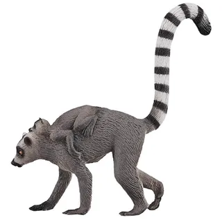 Wildlife Ring-tailed Lemur with Baby - 387237