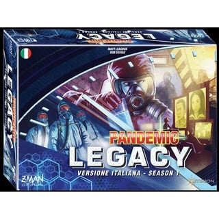 Asmodee 8385 Pandemic Legacy-Italian Edition, Singles, Blau