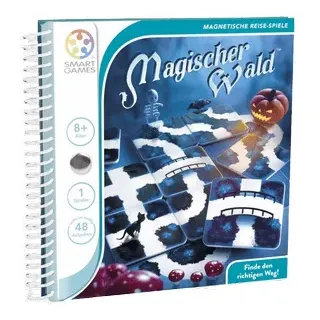 Magischer Wald - Finde den richtigen Weg - Magnetisches Puzzle-Reisespiel von Smart Games ab 8 bis 88 Jahren