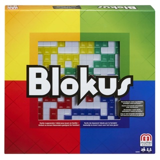 Mattel Games Blokus Spiel, Brettspiel für die Familie, Strategiespiel, für 2-4 Spieler, Gesellschaftsspiel, ab 7 Jahren, BJV44