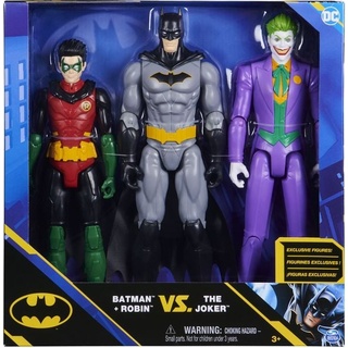 Spin Master - Batman - 30cm-Figuren-Set, Batman, Robin, The Joker
