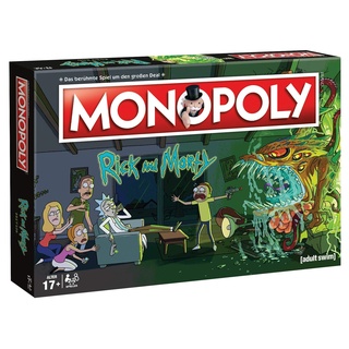 Monopoly - Rick & Morty - Brettspiel für Erwachsene - Alter 17+ - Deutsch