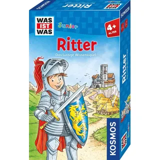 KOSMOS 711528 was IST was Junior - Ritter, spannendes Wissensspiel für Kinder ab 4 Jahre, Mitbringspiel für 2-4 Personen, Kinderspiel, Geburtstagsgeschenk, Mitbringsel